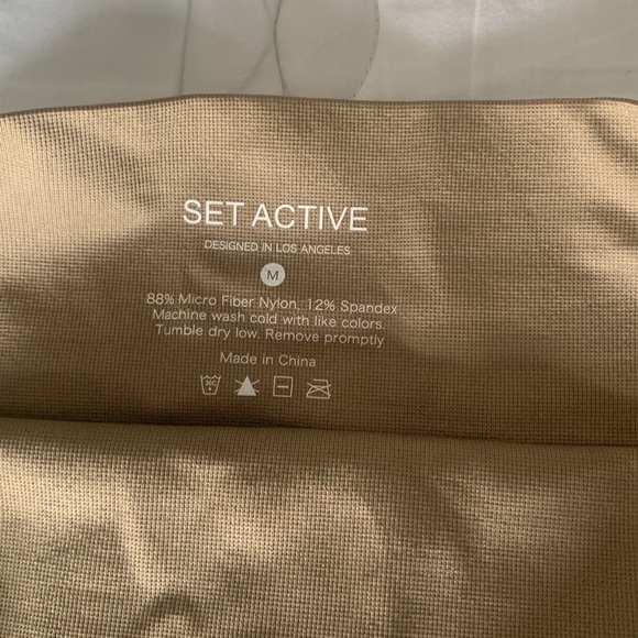SET Active Tan ScupltFlex Leggings - Picture 2 of 2